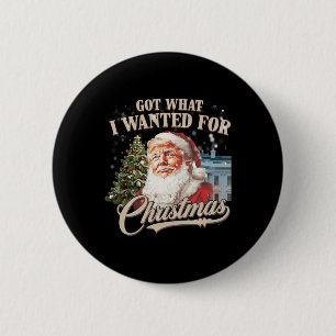Was ich zu Weihnachten Gewollt habe, Trump 2024 Button