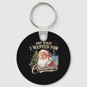 Was ich zu Weihnachten Gewollt habe, Trump 2024 Schlüsselanhänger