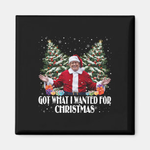 Was ich zu Weihnachten Gewollt habe, Trump Weihnac Magnet