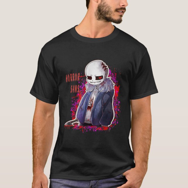 Was Ihr Lieblings-Beängstigend-Film Horror Sans Ho T-Shirt (Vorderseite)