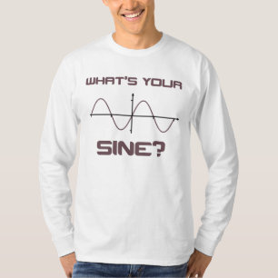 Was Ihr Nerdy Sinus ist, heben Sie Linie auf T-Shirt