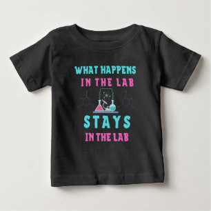 Was im Labor passiert, bleibt im Labor-Labortechni Baby T-shirt