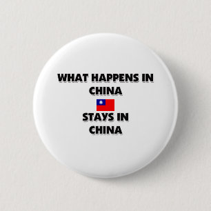 Was in der CHINA geschieht, bleibe dort Button