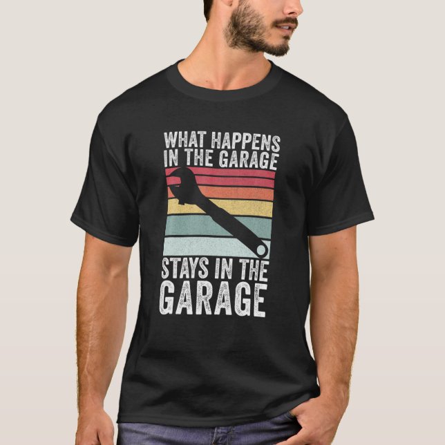 Was in der Garage Bleibe, Gif T-Shirt (Vorderseite)