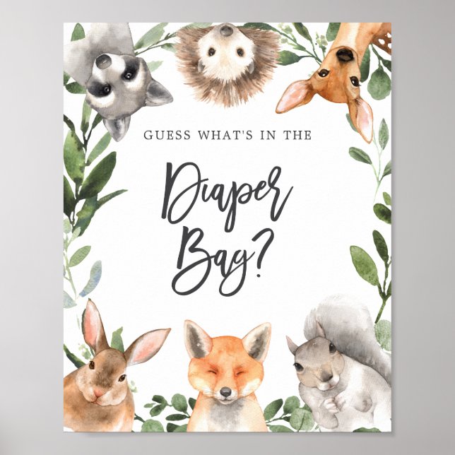 Was in der Windbeutel ist, sagt der Wald. Poster (Vorne)