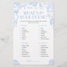 Was in Ihrer Purse Boy Baby Duschkarte ist?