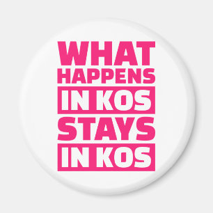 Was in Kos geschieht, bleibe in Kos Magnet