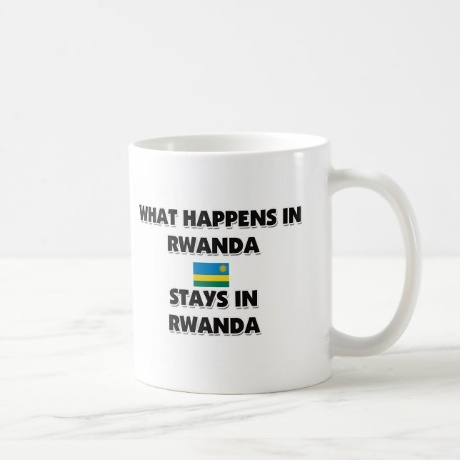 Was in RUANDA geschieht, bleibe dort Tasse (Rechts)