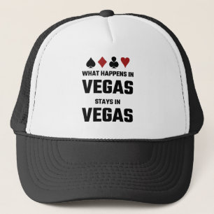 Was in Vegas geschieht, bleibe in Vegas Truckerkappe