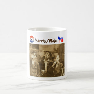 Was ist? Abstimmung Harris/Walz Coffee Tasse