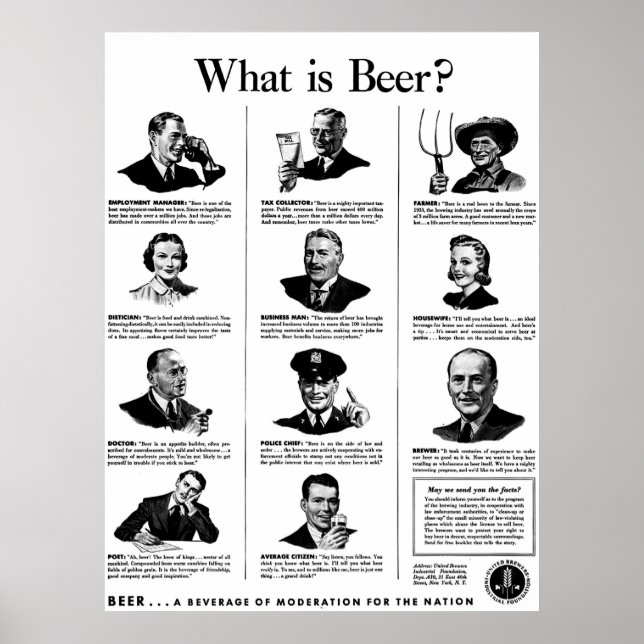Was ist Bier? Poster (Vorne)