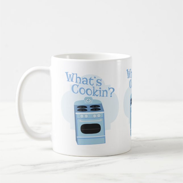 Was ist Cooking Fun Retro Oven Illustration Design Kaffeetasse (Links)
