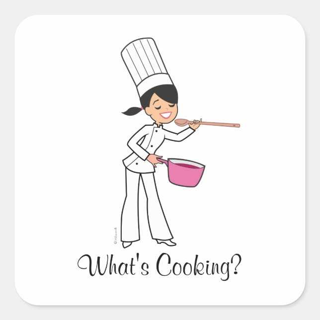 Was ist Cooking Sticker - Baker Girl (Vorderseite)