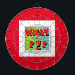 Was ist? Dartboard Dartscheibe<br><div class="desc">Größe: ProfiledInk Dart Board Bull's-eye! Gestalte die perfekte Dartscheibe. Dieses Dartboard in regelgerechter Größe enthält lebendigen Farbdruck, kann ganz einfach mit deinen Bildern, Texten und Motiven personalisiert werden und ergibt ein großartiges Geschenk oder ein tolles Highlight in deinem Wohnzimmer oder Partyraum. Dieses nach Ihren Vorgaben gefertigte Dart-Board wird auf seine...</div>