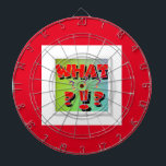 Was ist? Dartboard Dartscheibe<br><div class="desc">Größe: ProfiledInk Dart Board Bull's-eye! Gestalte die perfekte Dartscheibe. Dieses Dartboard in regelgerechter Größe enthält lebendigen Farbdruck, kann ganz einfach mit deinen Bildern, Texten und Motiven personalisiert werden und ergibt ein großartiges Geschenk oder ein tolles Highlight in deinem Wohnzimmer oder Partyraum. Dieses nach Ihren Vorgaben gefertigte Dart-Board wird auf seine...</div>