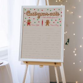 Was ist das Baking Gender Reveal Vote Poster