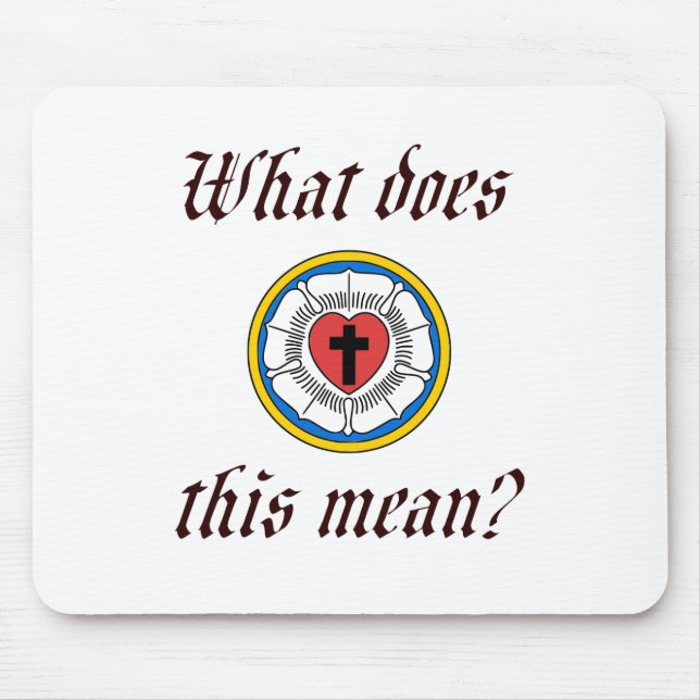 Was ist das Gemein? Mousepad (Vorne)