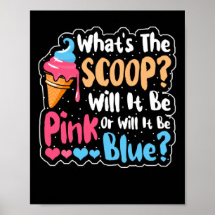 Was ist das Scoop Gender Reveal Ice Cream Baby? Poster