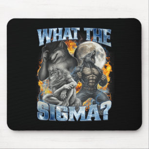 Was ist das Sigma Cool Lustiger Alpha-Wolf Werwolf Mousepad