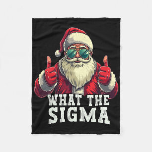 Was ist das Sigma Santa lustiger Weihnachts-Meme X Fleecedecke