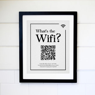 Was ist das Wifi? Unterschreiben für Zuhause zur F Poster