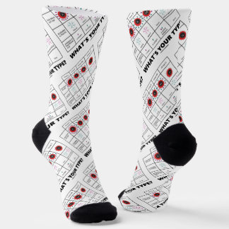 Was ist dein Typ? Blutkörperchen Socken