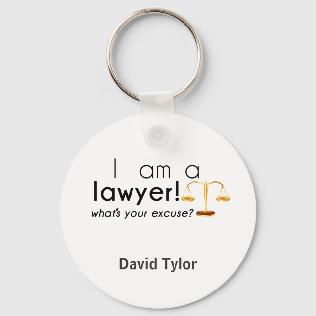 Was ist deine Ausrede? Schlüsselanhänger (Vorderseite)