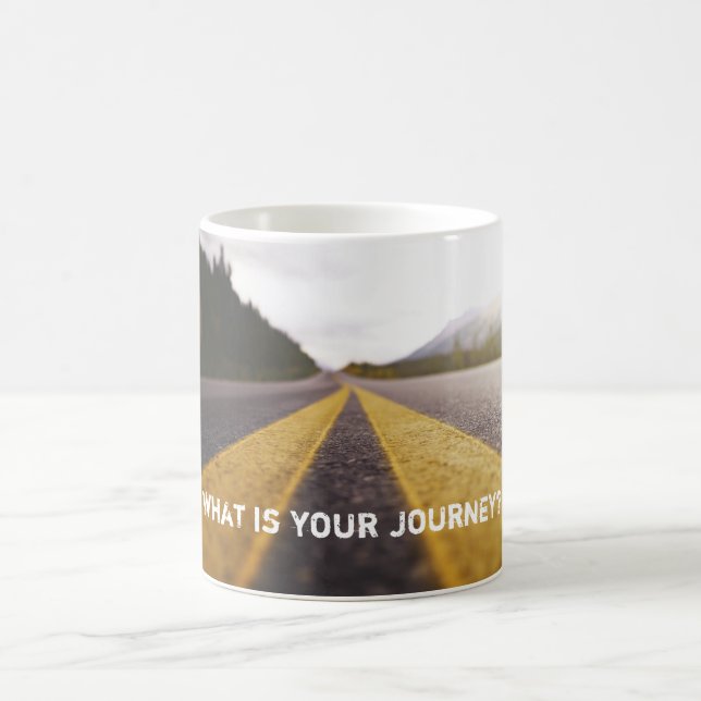 Was ist deine Reise? Kaffeetasse (Mittel)