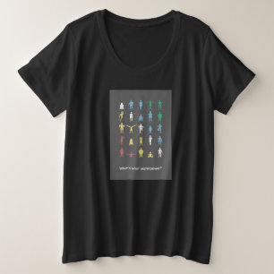Was ist deine Superkraft? Monat des Stolzes für Me Große Größe T-Shirt