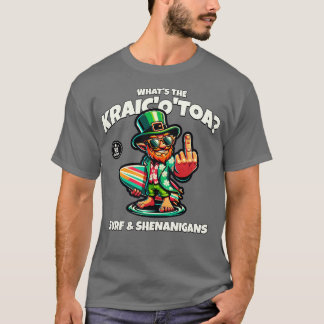 Was ist der Craic Irish Surfing lustiges Design TS T-Shirt