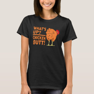 Was ist der Hühnchen-Hintern? - Funny Chicken Joke T-Shirt