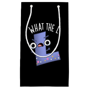 Was ist der L Funny Letter L Pun Dark BG Kleine Geschenktüte
