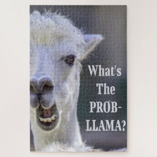 Was ist der Prob- Llama? Niedlich Funny LLAMA Puzzle