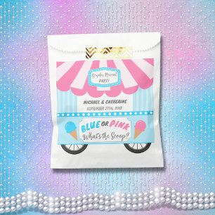 Was ist die Genderoffenbarung für Schotteneis? Geschenktütchen