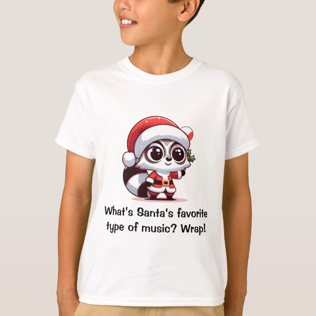 Was ist die Lieblingsmusik des Weihnachtsmannes? K T-Shirt (Vorderseite)