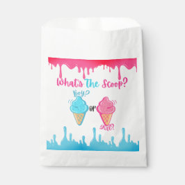 Was ist die "Scoop Ice Cream Gender Reveal"? Geschenktütchen