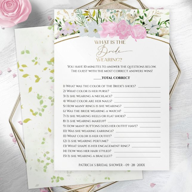 Was ist die Wildblume-Karte der Braut? Einladung (Von Creator hochgeladen)