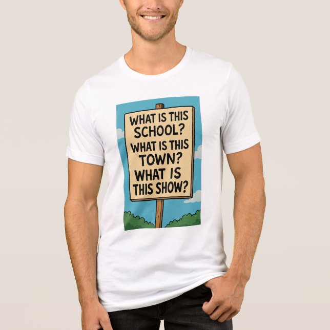 Was ist diese Show?! Tri-Blend Shirt (Vorderseite)