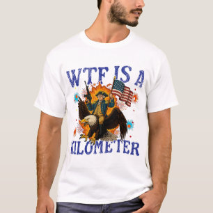 Was ist ein Kilometer Adler Lustig 4. Juli T-Shirt