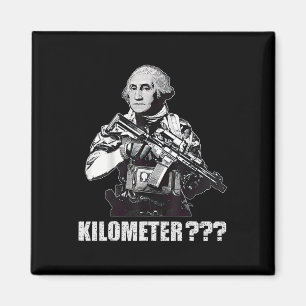 Was ist ein Kilometer George Washington Meme Lusti Magnet