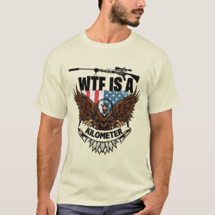 Was ist ein Kilometer T-Shirt-Design T-Shirt