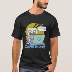 Was ist ein Robot Favorite Snack Vater Jokes 1 T-Shirt