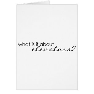 Was ist es über Aufzüge?