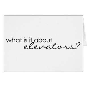 Was ist es über Aufzüge?