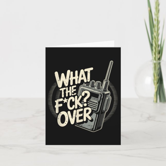 Was ist F K über Walkie Talkie Hand Radio Sar? Karte (Vorderseite)