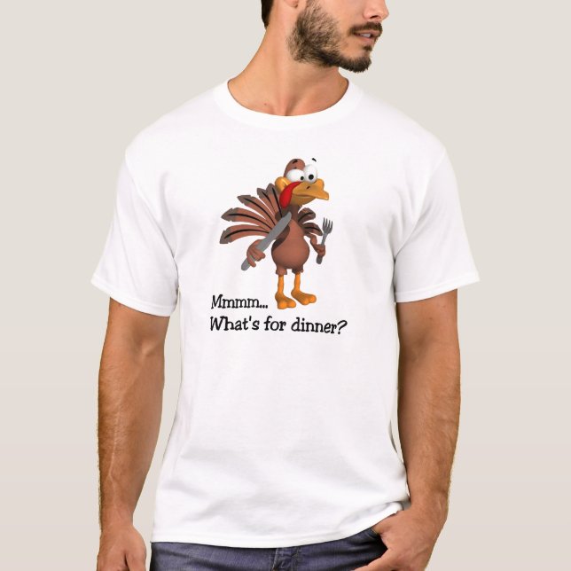 Was ist für Abendessen? T-Shirt (Vorderseite)