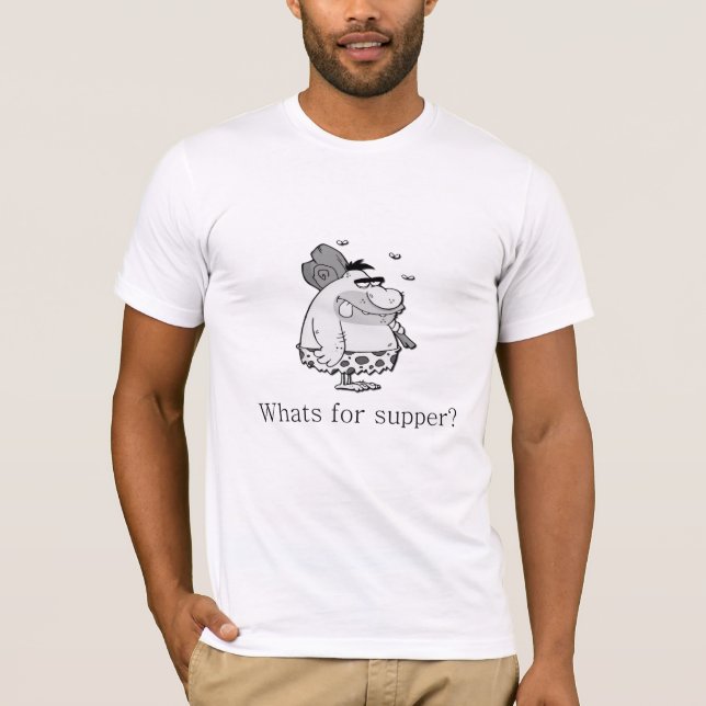 Was ist für das Abendessen? T-Shirt (Vorderseite)