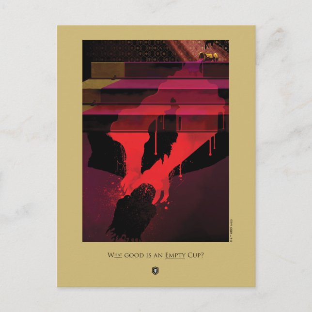 Was ist gut ein leerer Cup? Postkarte (Vorderseite)