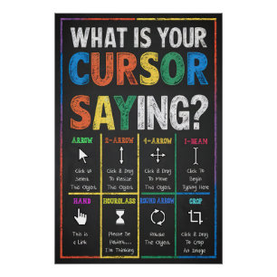 Was ist Ihr Cursor Sprichwort Poster? Poster