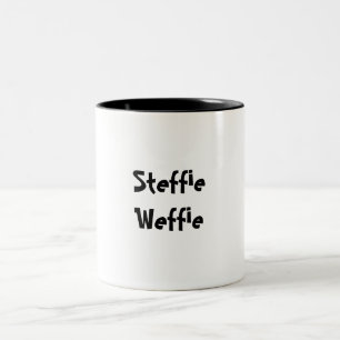 Was ist Ihr Spitzname für Stephanie? Zweifarbige Tasse